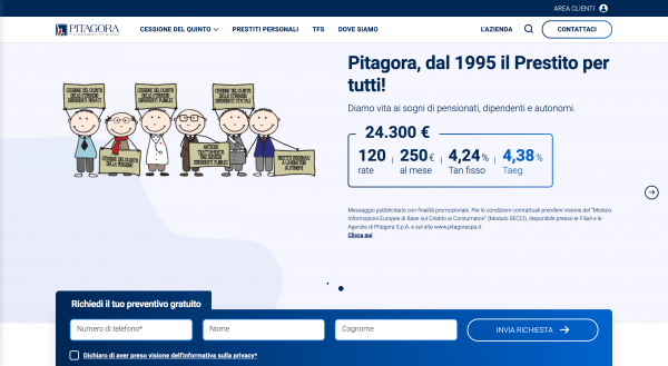 Pitagora - Prestito fino a 30 000 €