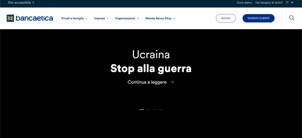 Banca Popolare Etica - Prestito fino a 70 000 €